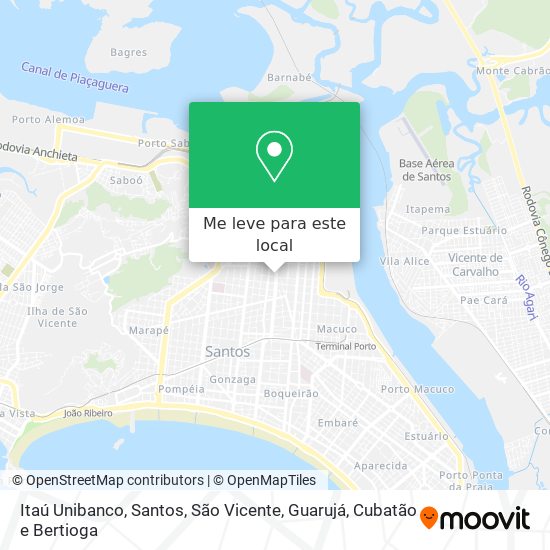Itaú Unibanco mapa