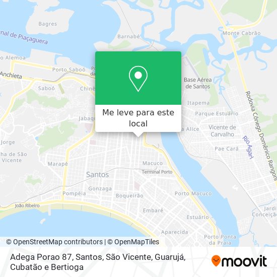 Adega Porao 87 mapa