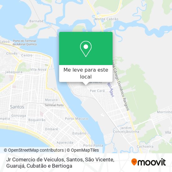 Jr Comercio de Veiculos mapa