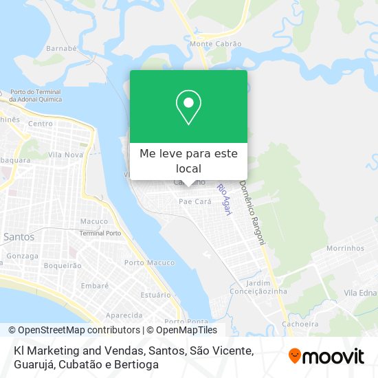 Kl Marketing and Vendas mapa
