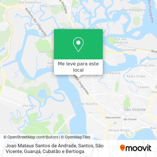 Joao Mateus Santos de Andrade mapa