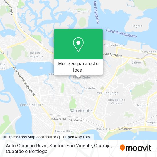 Auto Guincho Reval mapa