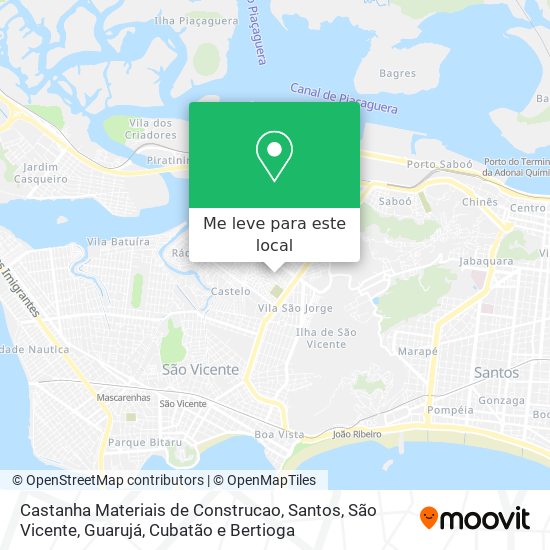 Castanha Materiais de Construcao mapa