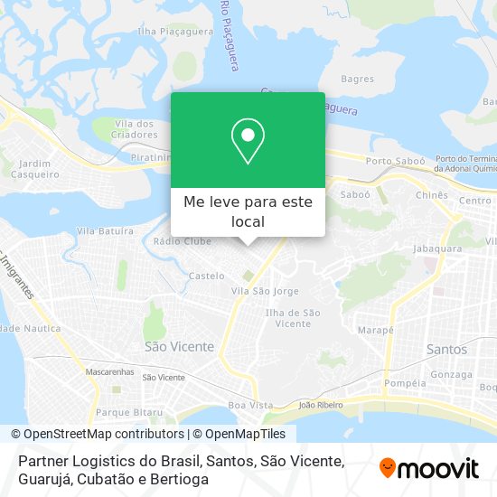 Partner Logistics do Brasil mapa