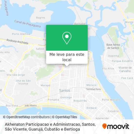 Akhenaton Participacao e Administracao mapa