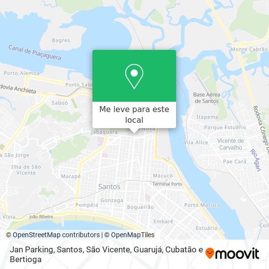 Jan Parking mapa