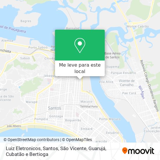 Luiz Eletronicos mapa