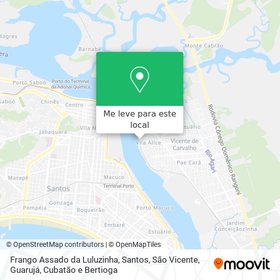 Frango Assado da Luluzinha mapa