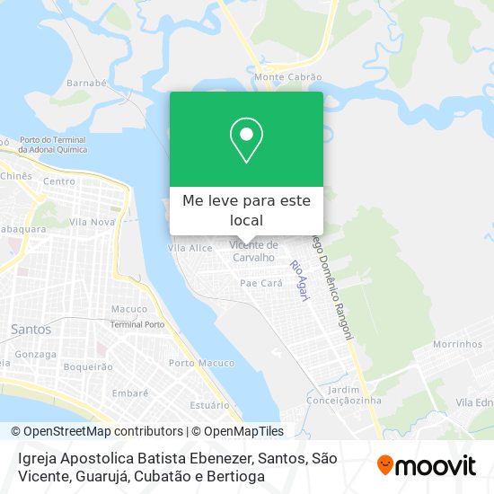 Igreja Apostolica Batista Ebenezer mapa