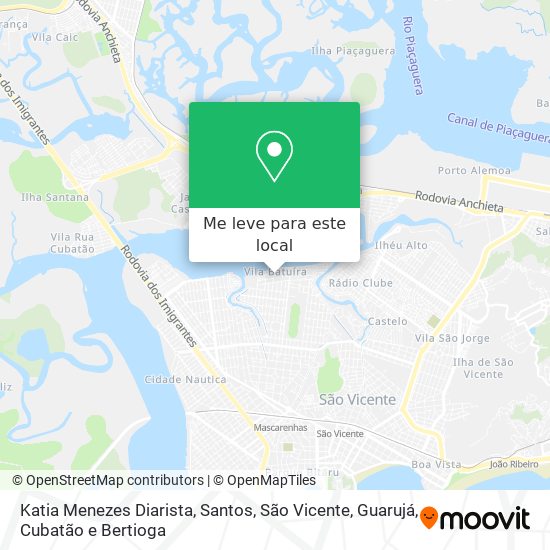 Katia Menezes Diarista mapa