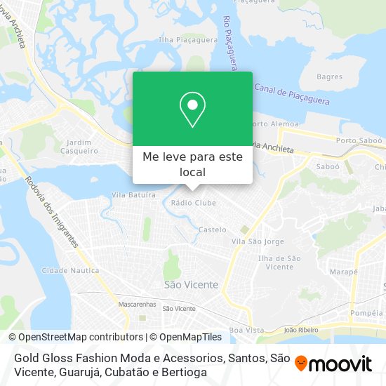 Gold Gloss Fashion Moda e Acessorios mapa