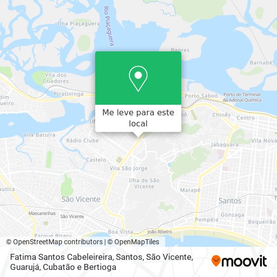 Fatima Santos Cabeleireira mapa