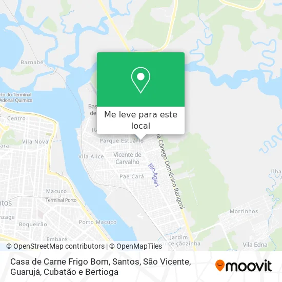 Casa de Carne Frigo Bom mapa