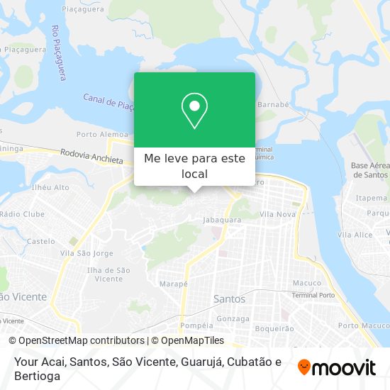 Your Acai mapa
