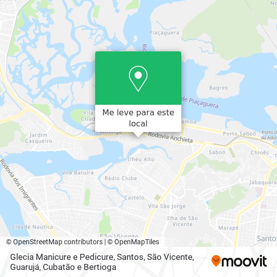 Glecia Manicure e Pedicure mapa