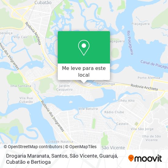 Drogaria Maranata mapa
