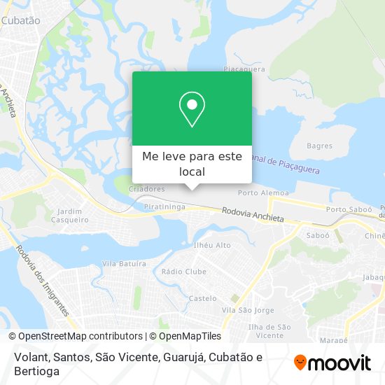 Volant mapa