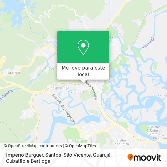 Imperio Burguer mapa