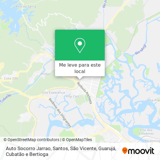 Auto Socorro Jarrao mapa