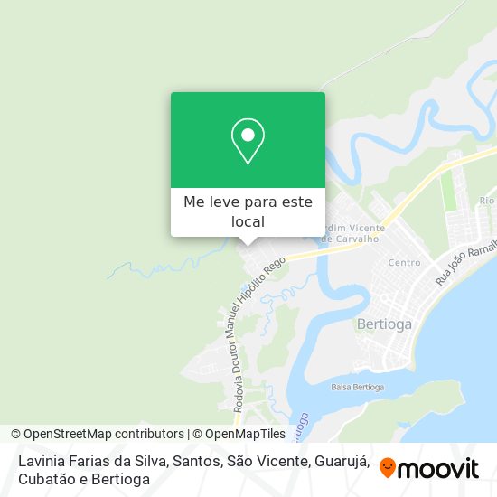 Lavinia Farias da Silva mapa