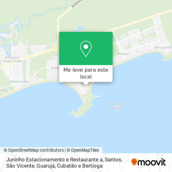 Juninho Estacionamento e Restaurante a mapa
