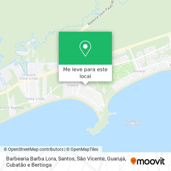 Barbearia Barba Lora mapa