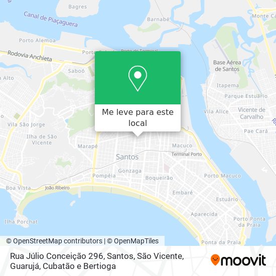 Rua Júlio Conceição 296 mapa