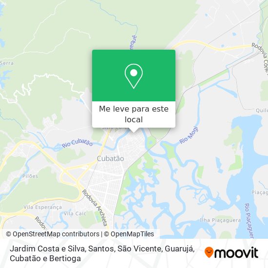 Jardim Costa e Silva mapa