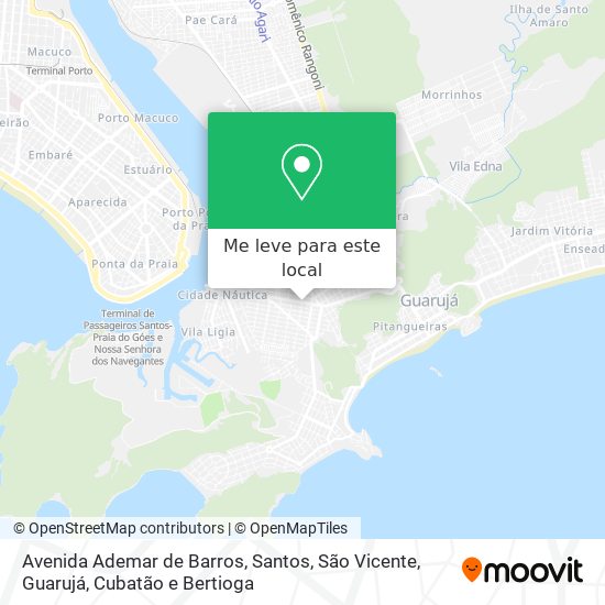 Avenida Ademar de Barros mapa