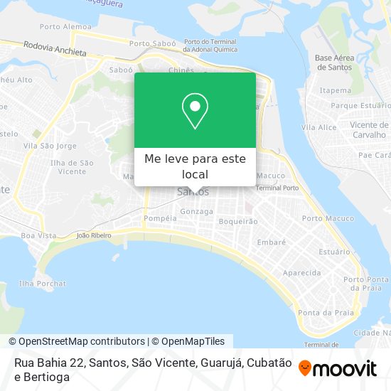 Rua Bahia 22 mapa