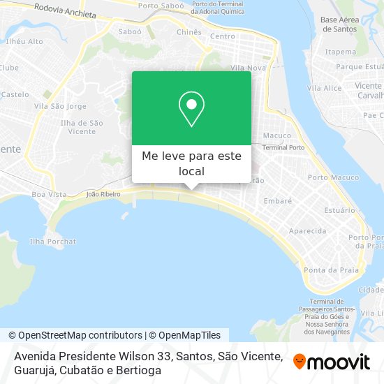 Avenida Presidente Wilson 33 mapa