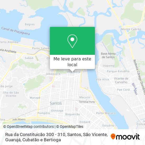 Rua da Constituicão 300 - 310 mapa