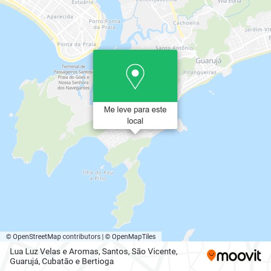 Lua Luz Velas e Aromas mapa