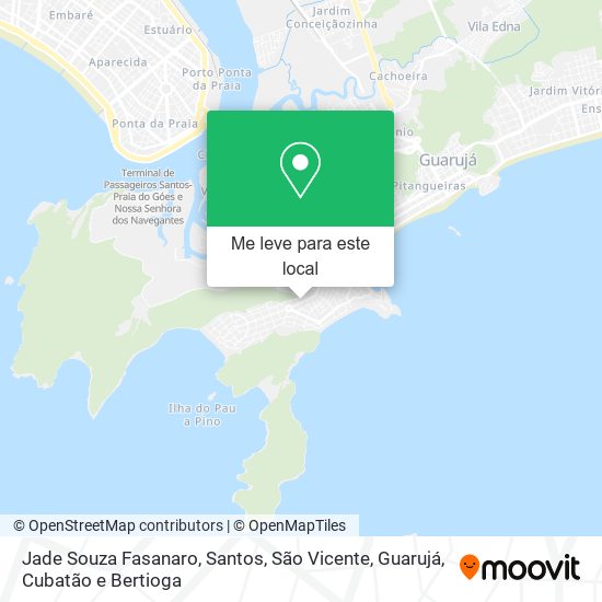 Jade Souza Fasanaro mapa