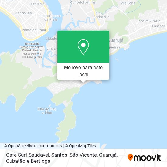 Cafe Surf Saudavel mapa