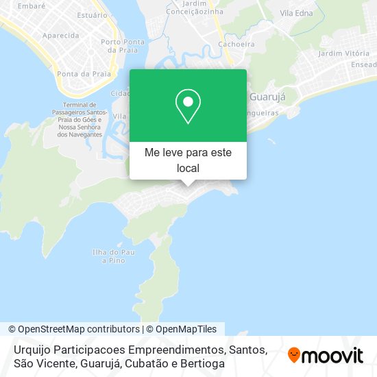 Urquijo Participacoes Empreendimentos mapa