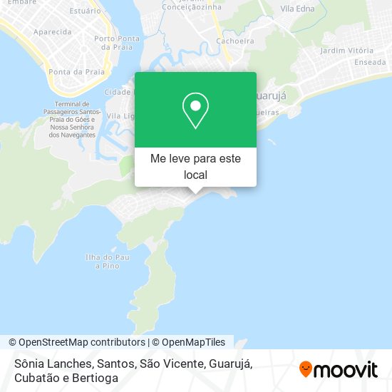 Sônia Lanches mapa