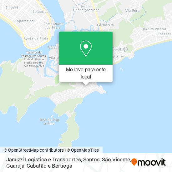 Januzzi Logistica e Transportes mapa