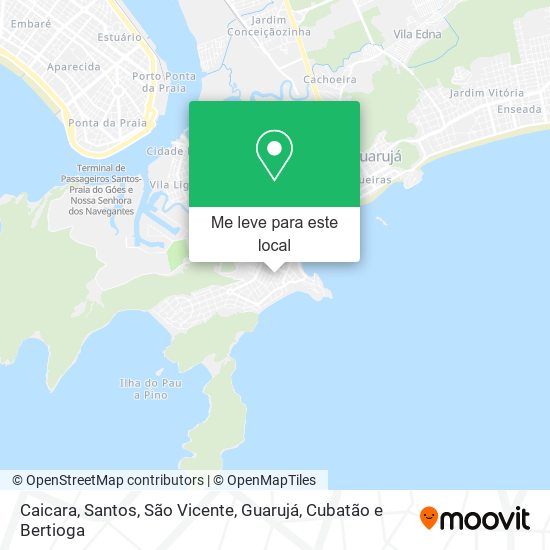 Caicara mapa