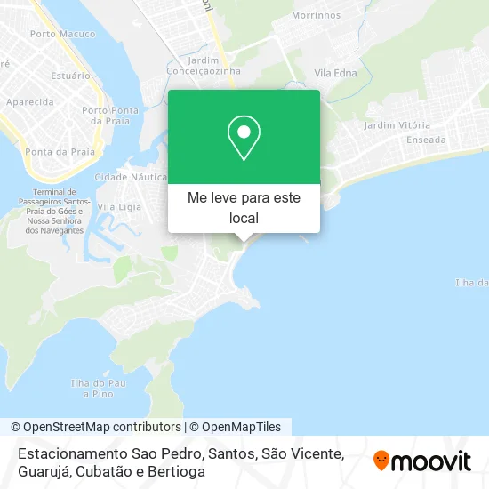 Estacionamento Sao Pedro mapa