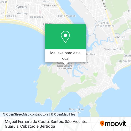 Miguel Ferreira da Costa mapa