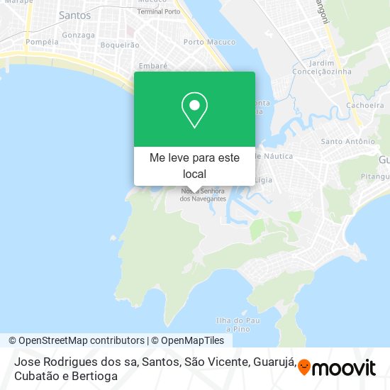 Jose Rodrigues dos sa mapa