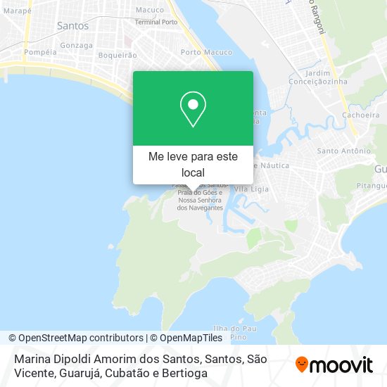Marina Dipoldi Amorim dos Santos mapa