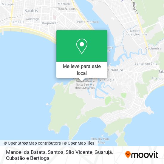 Manoel da Batata mapa