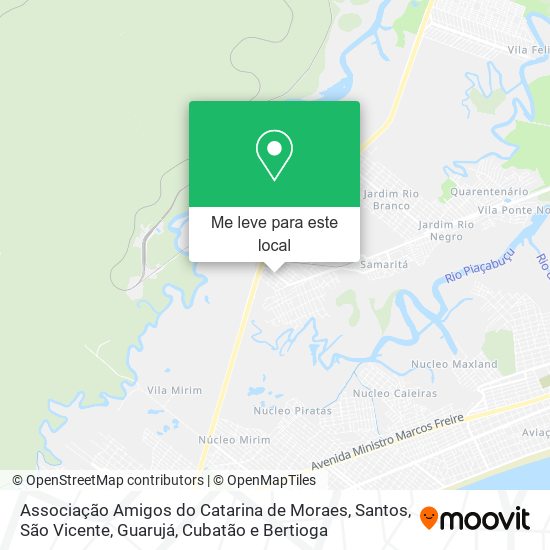 Associação Amigos do Catarina de Moraes mapa