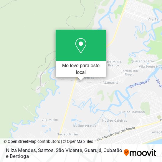 Nilza Mendes mapa