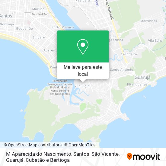 M Aparecida do Nascimento mapa