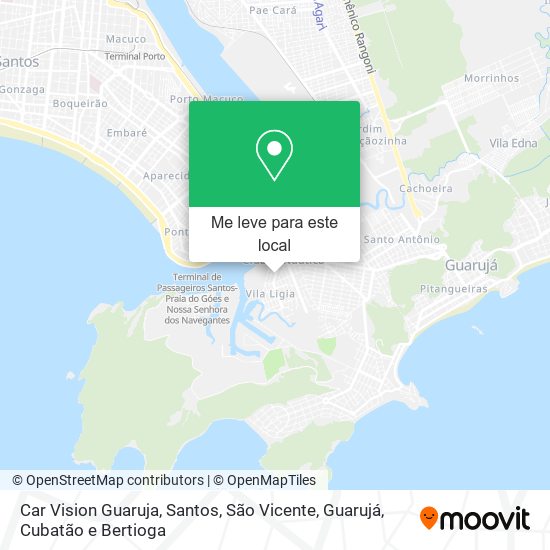 Car Vision Guaruja mapa
