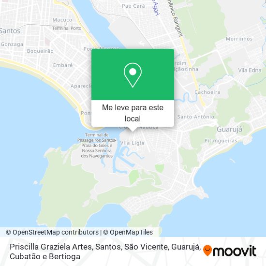 Priscilla Graziela Artes mapa