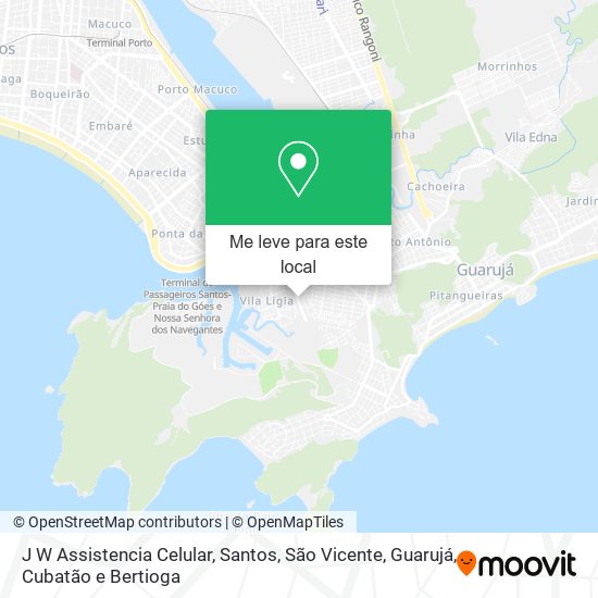 J W Assistencia Celular mapa